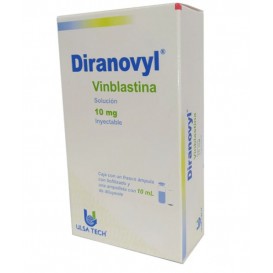 DIRANOVYL VINBLASTINA 10 MG 1 FA CON LIOFILIZADO Y AMP 10 ML