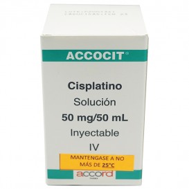 CISPLATINO - ACCOCIT  50 MG / 50 ML FA LIOFILIZADO LAB ACCORD FARMA