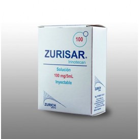 ZURISAR (IRINOTECAN) 100 MG / 5 ML SOL INY ZURICH