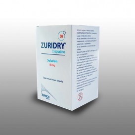 ZURIDRY (CISPLATINO) 50 MG CAJA CON 1 FRASCO ÁMPULA SOL INY LAB ZURICH
