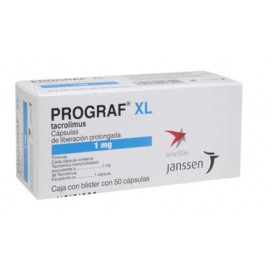 PROGRAF XL (TACROLIMUS) 1 MG 50 CAP LAB JANSSEN