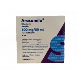 ARASAMILA(R)  (RITUXIMAB) 500 MG / 50 ML 1 FAM LAB SANDOZ