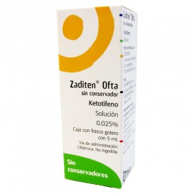 ZADITEN OFT GTS 0.025% 5ML