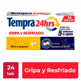 TEMPRA 24HRS DIA NOCHE GRIPA Y RESFRIADO