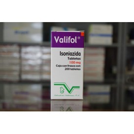 VALIFOL ISONIAZIDA 100MG C/ 200 TAB