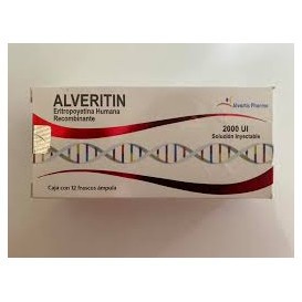 ALVERITIN [ERITROPOYETINA HUMANA RECOMBINANTE] 2000 UI