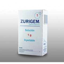 ZURIGEM (GEMCITABINA) 1 G SOL INY LAB ZURICH