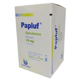 PAPLUF EPIRUBICINA 10 MG 1 FA CON LIOFILIZADO