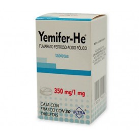 YEMIFER-HE 30 TAB 350/1 MG
