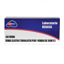 VENDA ELASTICA TENSOLASTIC PLUS 1 VENDAS DE 15CM X 5