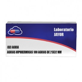 (GI) AGUJA - AGUJAS HIPODERMICAS 100 AGUJAS DE 21X32 MM