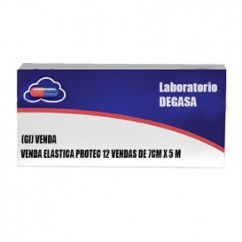 VENDA ELASTICA PROTEC 12 VENDAS DE 7CM X 5 M
