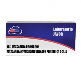 (GI)  MASCARILLA OXIGENO CON MICRONEBULIZADOR PEDIATRICA 1 CAJA 1 PIEZA