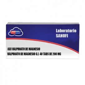 (GI) VALPROATO DE MAGNESIO - VALPROATO DE MAGNESIO G.I. 40 TABS DE 200 MG