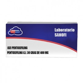(GI) PENTOXIFILINA - PENTOXIFILINA G.I. 30 GRAG DE 400 MG