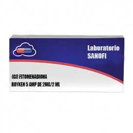 (GI) FITOMENADIONA – ROYKEN 5 AMP DE 2MG/2 ML