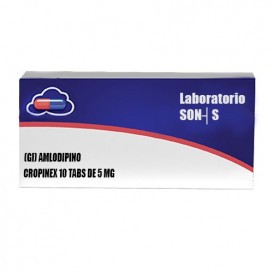 (GI) AMLODIPINO - CROPINEX 10 TABS DE 5 MG