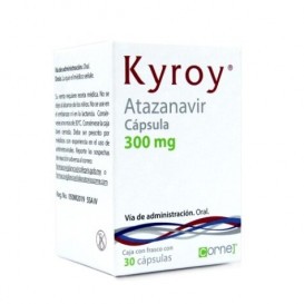 KYROY (ATAZANAVIR) 300 MG 30 CÁPS LAB CORNE