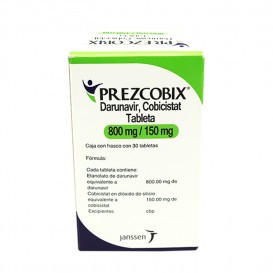 PREZCOBIX (DARUNAVIR, COBICISTAT) 800 / 150 MG 30 TAB LAB JANSSEN