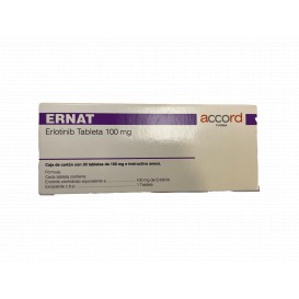 ERNAT (ERLOTINIB) 100 MG CAJA CON 30 TABLETAS LAB ACCORD