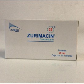 ZURIMACIN (EXEMESTANO) 25MG 30 TAB