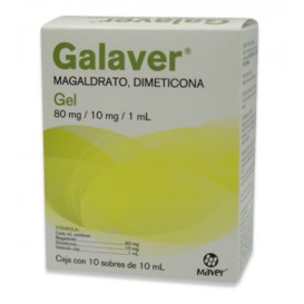 GALAVER GEL 10 SOB 80MG/10MG/10 ML