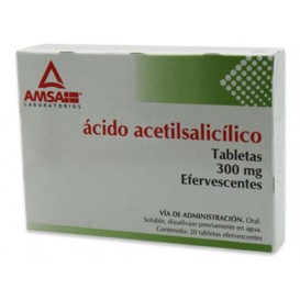 ACIDO ACETILSALICILICO 20 TAB EF 300 MG