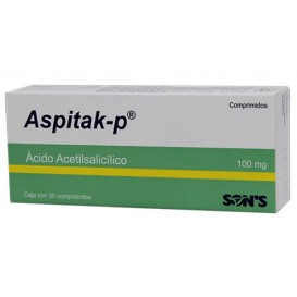 ASPITAK-P 30 COMP 100 MG