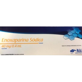 ENOXAPARINA SÓDICA 40 MG / 0.4 ML 2 JGAS PRELL LAB PISA